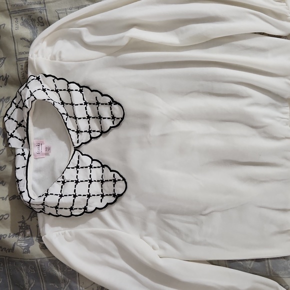 Never worn long sleeve blouse for girls SIZE 10 - Picture 2 of 4